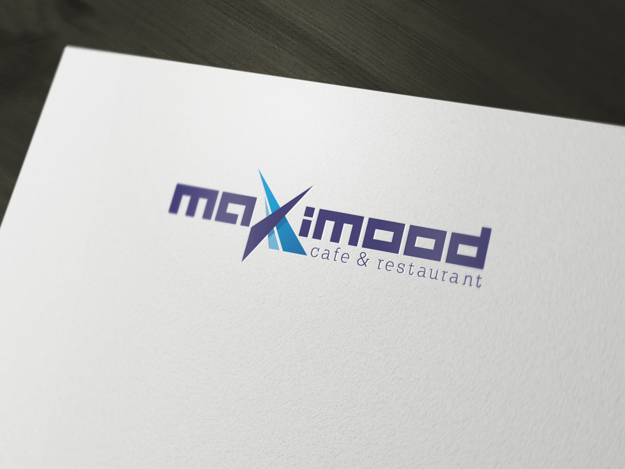 Maximood Cafe & Restaurant Logo Tasarım